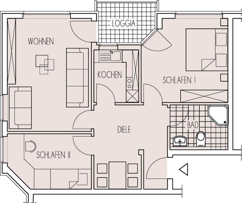Haus Am Kurpark Apartment Бад Дрибург Екстериор снимка